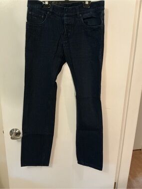 Prada Men's Slim Jeans in Dark Blue